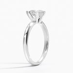 Classic Six-Prong Solitaire Ring Platinum Princess Engagement Ring