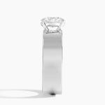 Peyton 6mm Solitaire Ring Platinum Oval Engagement Ring
