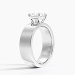 Peyton 6mm Solitaire Ring Platinum Princess Engagement Ring