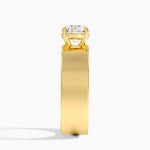 Peyton 6mm Solitaire Ring Yellow Gold 18k Round Engagement Ring