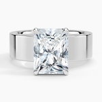 Peyton 6mm Solitaire Ring Platinum Radiant Engagement Ring