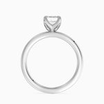 2mm Petite Elodie Perfect Fit Solitaire Ring Platinum Emerald Engagement Ring