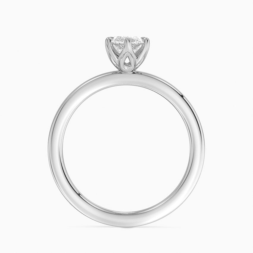 2mm Petite Elodie Perfect Fit Solitaire Ring Platinum Marquise Engagement Ring