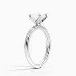 2mm Petite Elodie Perfect Fit Solitaire Ring Platinum Princess Engagement Ring