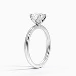2mm Petite Elodie Perfect Fit Solitaire Ring Platinum Round Engagement Ring