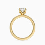 2mm Petite Elodie Perfect Fit Solitaire Ring Yellow Gold 18k Round Engagement Ring