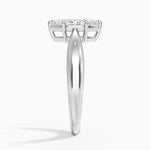 Thea Tapered Solitaire Diamond Ring Platinum Marquise Engagement Ring