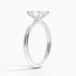 Freesia 2mm Solitaire Ring Platinum Marquise Engagement Ring