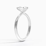 Freesia 2mm Solitaire Ring Platinum Pear Engagement Ring