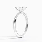 Freesia 2mm Solitaire Ring Platinum Radiant Engagement Ring