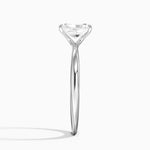 Freesia 2mm Solitaire Ring Platinum Radiant Engagement Ring