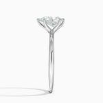 Freesia Six-Prong Solitaire Ring Platinum Pear Engagement Ring