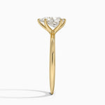 Freesia Six-Prong Solitaire Ring Yellow Gold 18k Pear Engagement Ring