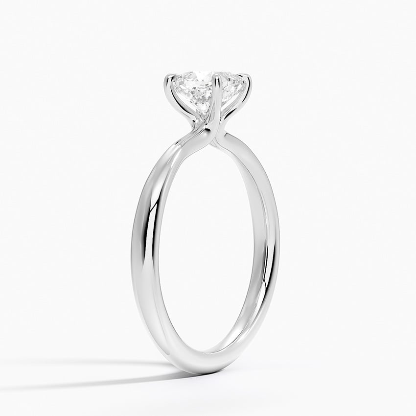 Freesia 2.7mm Solitaire Ring Platinum Cushion Engagement Ring