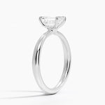 Freesia 2.7mm Solitaire Ring Platinum Emerald Engagement Ring