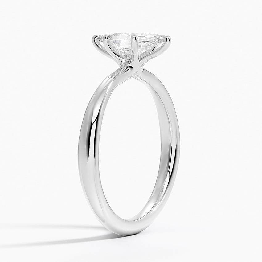 Freesia 2.7mm Solitaire Ring Platinum Marquise Engagement Ring