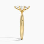 Freesia 2.7mm Solitaire Ring Yellow Gold 18k Marquise Engagement Ring