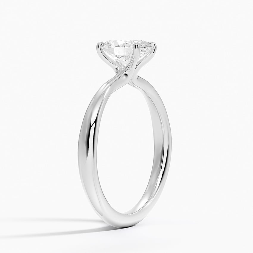 Freesia 2.7mm Solitaire Ring Platinum Oval Engagement Ring