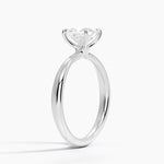 Freesia 2.7mm Solitaire Ring Platinum Princess Engagement Ring