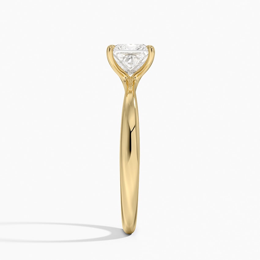 Freesia 2.7mm Solitaire Ring Yellow Gold 18k Princess Engagement Ring