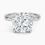 Freesia 2.7mm Solitaire Ring Platinum Cushion Engagement Ring