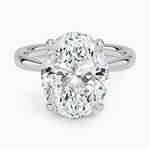 Freesia 2.7mm Solitaire Ring Platinum Oval Engagement Ring