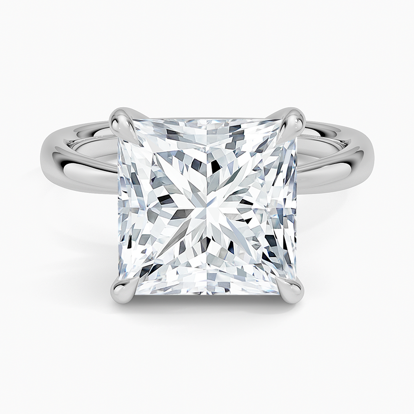 Freesia 2.7mm Solitaire Ring Platinum Princess Engagement Ring
