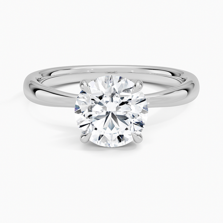 Freesia 2.7mm Solitaire Ring Platinum Round Engagement Ring