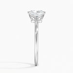 Aveline Solitaire Ring Platinum Radiant Engagement Ring