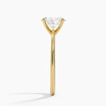 Aimee Solitaire Ring Yellow Gold 18k Oval Engagement Ring