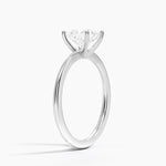 Aimee Solitaire Ring Platinum Princess Engagement Ring