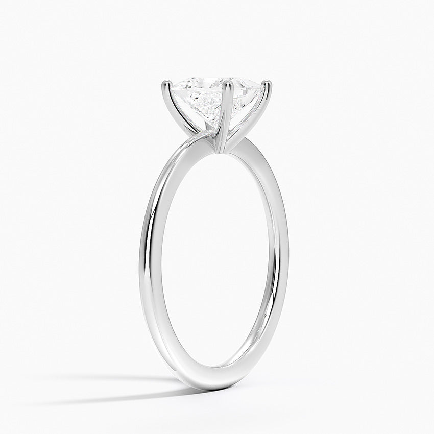 Aimee Solitaire Ring Platinum Princess Engagement Ring
