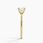 Aimee Solitaire Ring Yellow Gold 18k Round Engagement Ring