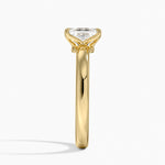Elodie 2.5mm Solitaire Ring Yellow Gold 18k Emerald Engagement Ring