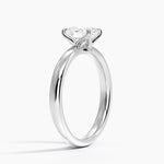 Elodie 2.5mm Solitaire Ring Platinum Oval Engagement Ring