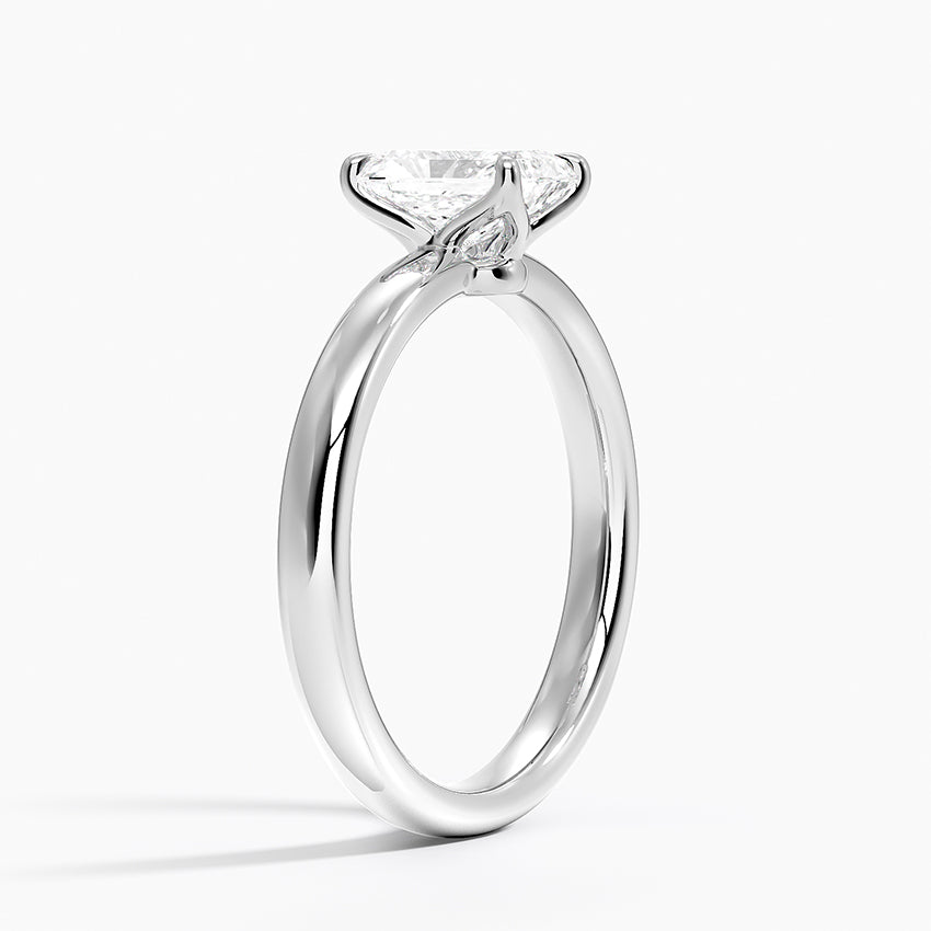 Elodie 2.5mm Solitaire Ring Platinum Radiant Engagement Ring
