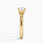 Elodie 2.5mm Solitaire Ring Yellow Gold 18k Round Engagement Ring