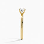 Manon Solitaire Ring Yellow Gold 18k Cushion Engagement Ring