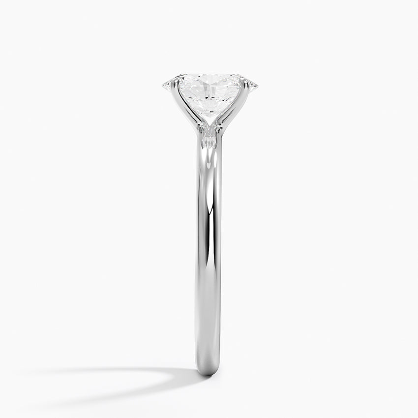 Manon Solitaire Ring Platinum Oval Engagement Ring