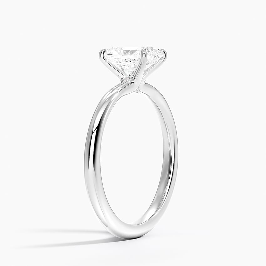 Manon Solitaire Ring Platinum Radiant Engagement Ring