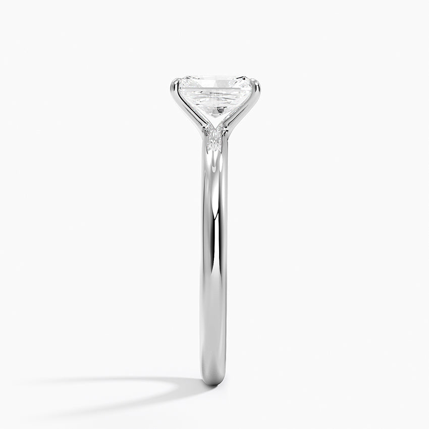 Manon Solitaire Ring Platinum Radiant Engagement Ring