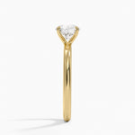 Manon Solitaire Ring Yellow Gold 18k Round Engagement Ring