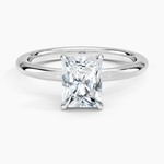 Manon Solitaire Ring Platinum Radiant Engagement Ring