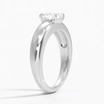 Adrian Solitaire Ring Platinum Asscher Engagement Ring