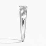 Adrian Solitaire Ring Platinum Asscher Engagement Ring