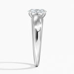Adrian Solitaire Ring Platinum Oval Engagement Ring