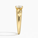 Adrian Solitaire Ring Yellow Gold 18k Princess Engagement Ring