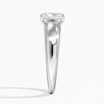 Adrian Solitaire Ring Platinum Radiant Engagement Ring