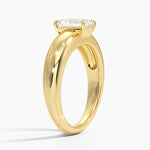 Adrian Solitaire Ring Yellow Gold 18k Radiant Engagement Ring