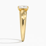 Adrian Solitaire Ring Yellow Gold 18k Radiant Engagement Ring